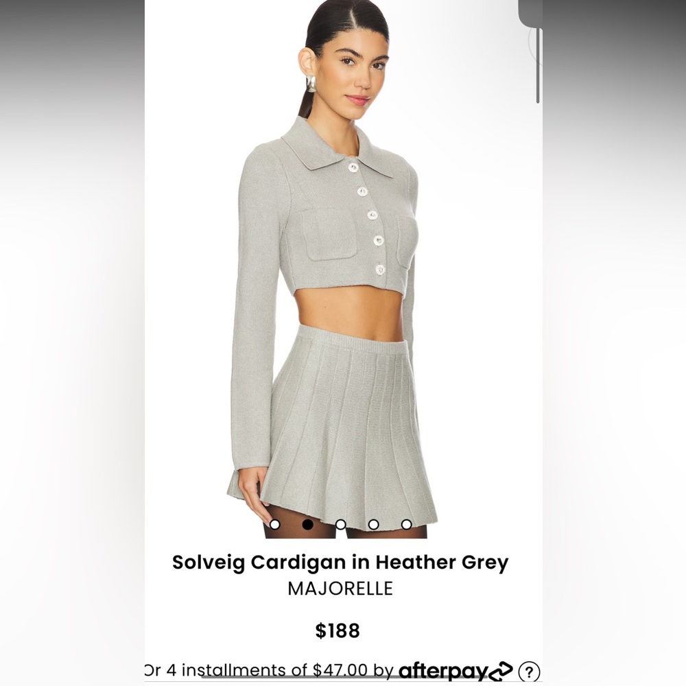 Majorelle Solveig Cardigan in Heather Grey Sz XS - NO TAG
